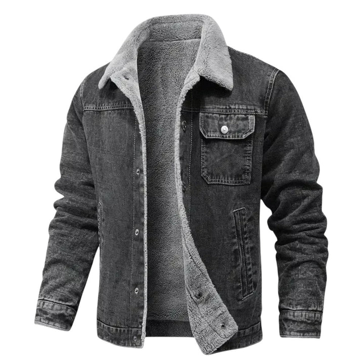 Logan | Veste d’hiver lavée avec doublure en polaire intégrale