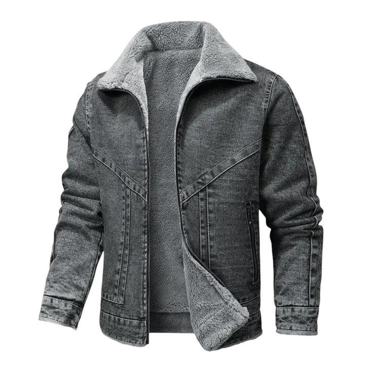 Logan | Veste d’hiver lavée avec doublure en polaire intégrale