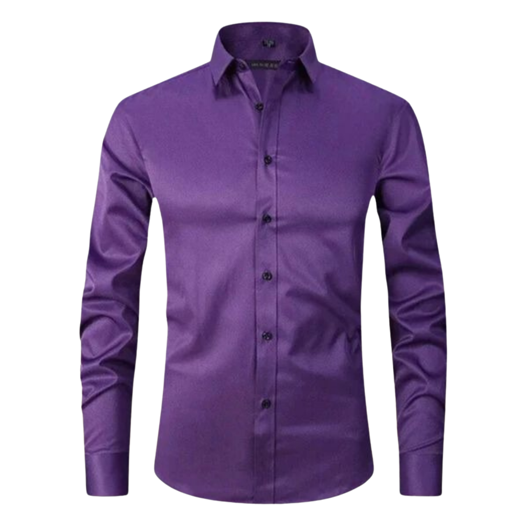 Chemise extensible sans rides Dominic avec confort intelligent et ajustement parfait