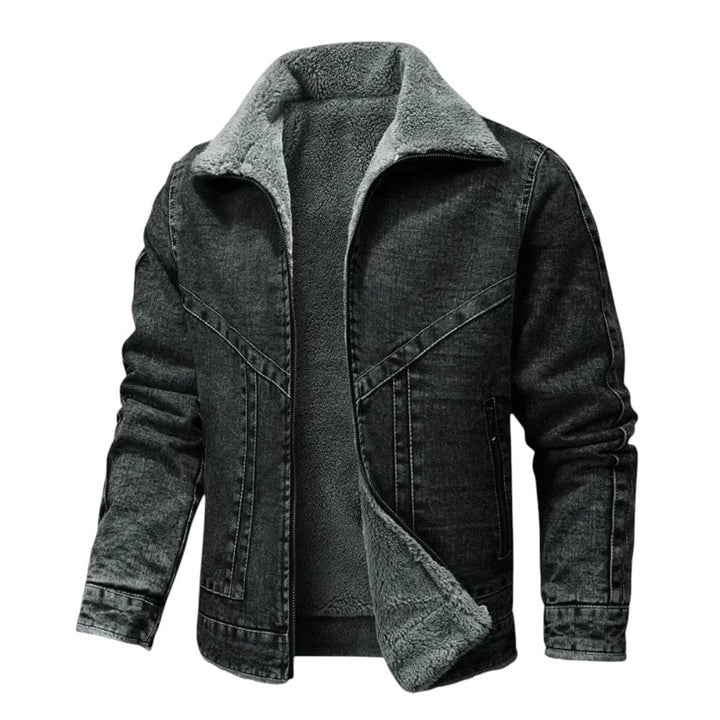 Logan | Veste d’hiver lavée avec doublure en polaire intégrale