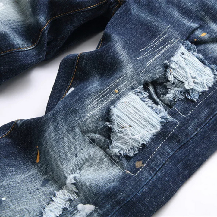 Jeans slim artistique Tyson