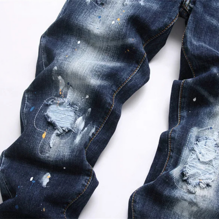 Jeans slim artistique Tyson
