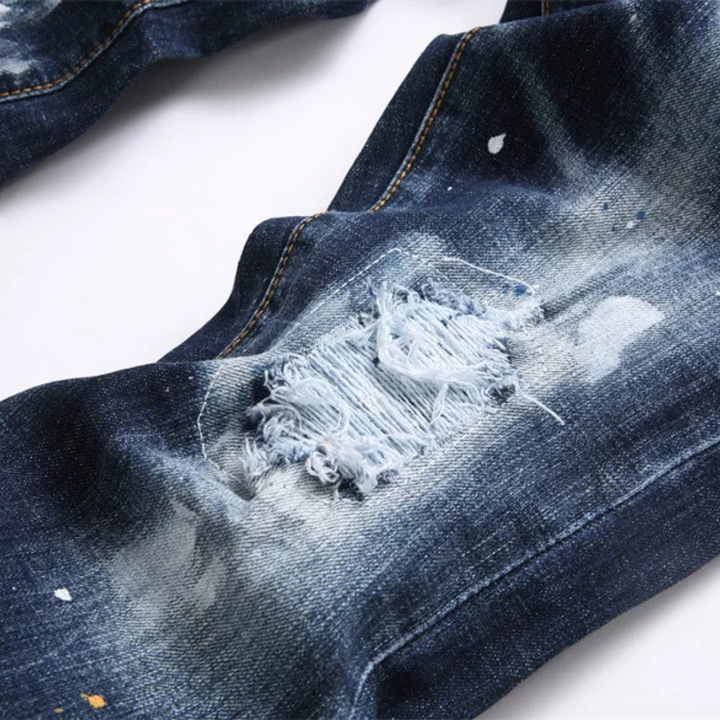 Jeans slim artistique Tyson