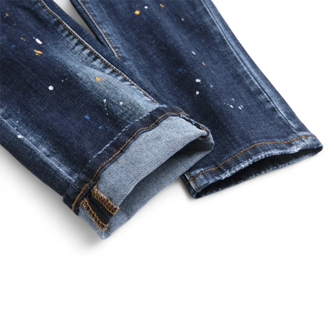 Jeans slim artistique Tyson