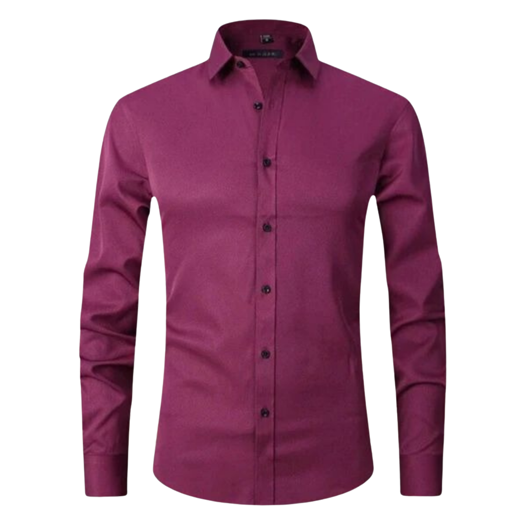Chemise extensible sans rides Dominic avec confort intelligent et ajustement parfait