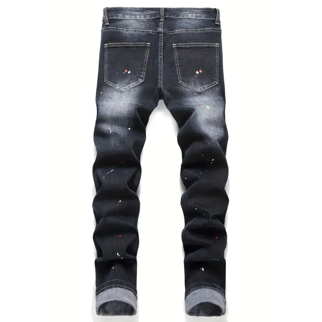 Mason | Jean de style urbain à patchs