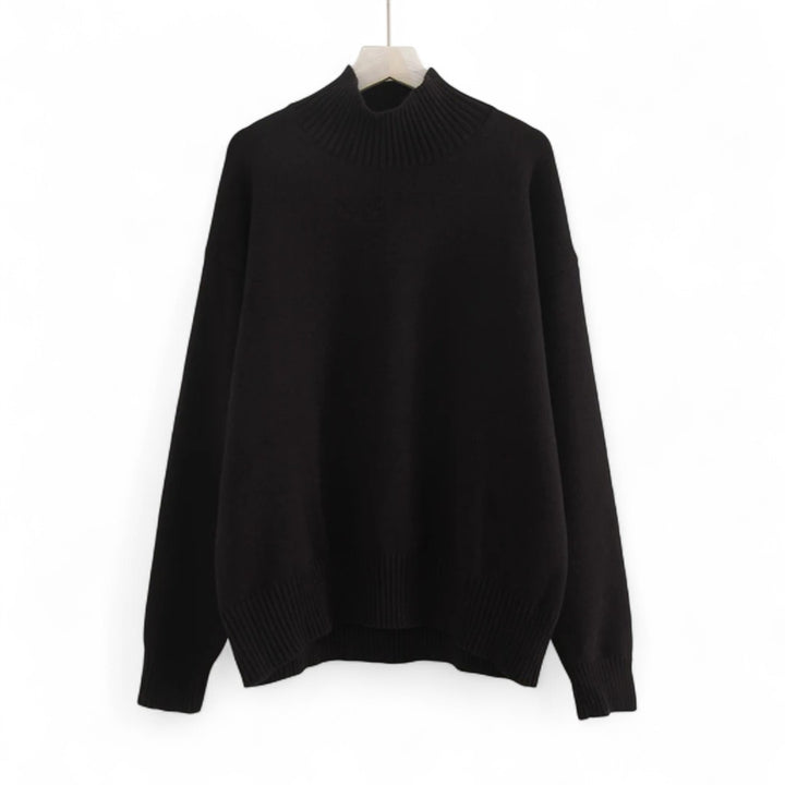 Élodie | Pull col montant oversize doux
