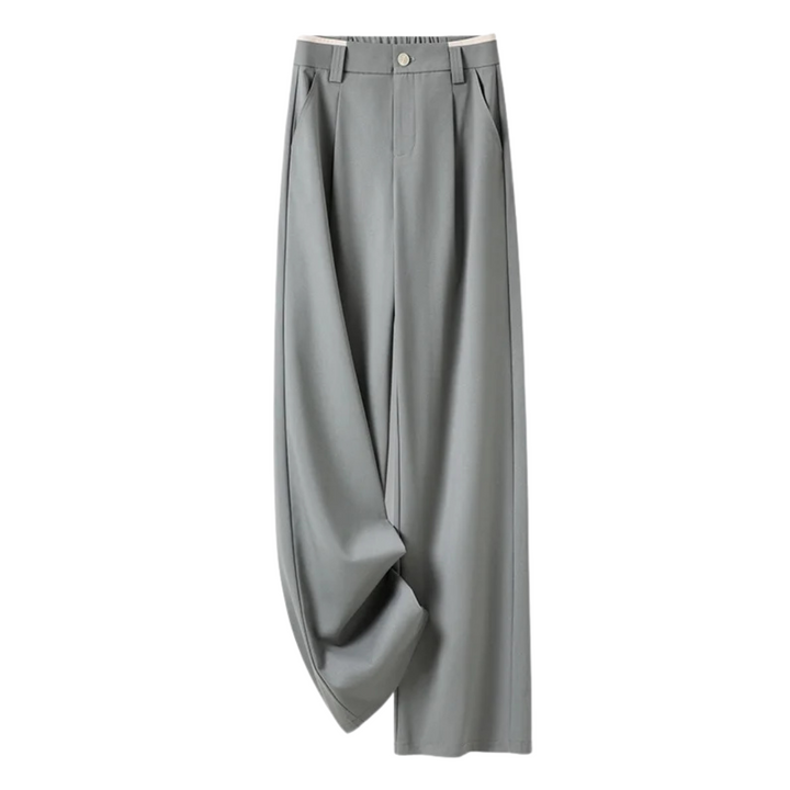 Inès | Pantalon taille haute fluide à jambe large
