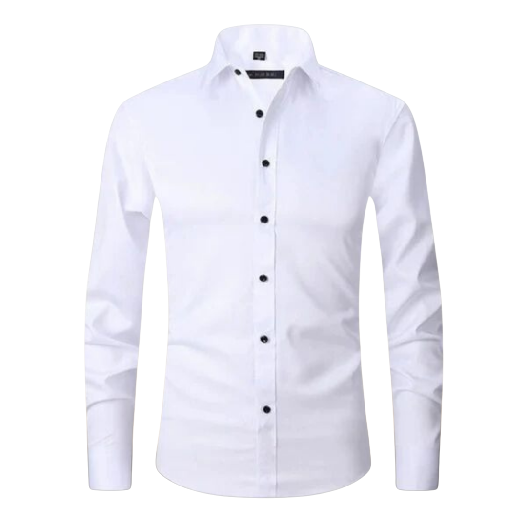 Chemise extensible sans rides Dominic avec confort intelligent et ajustement parfait