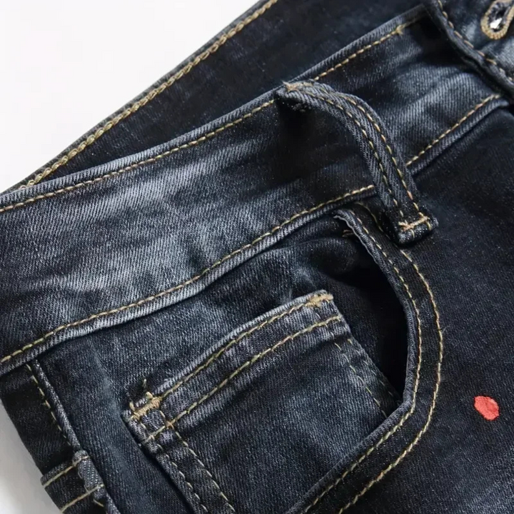 Mason | Jean de style urbain à patchs