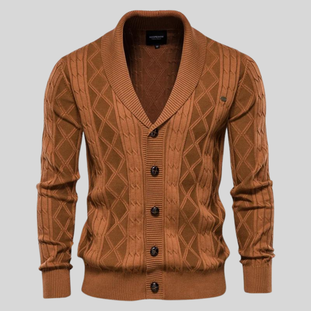 Callan | Luxury Knit Cardigan with V-Neck and Cold-Weather Comfort