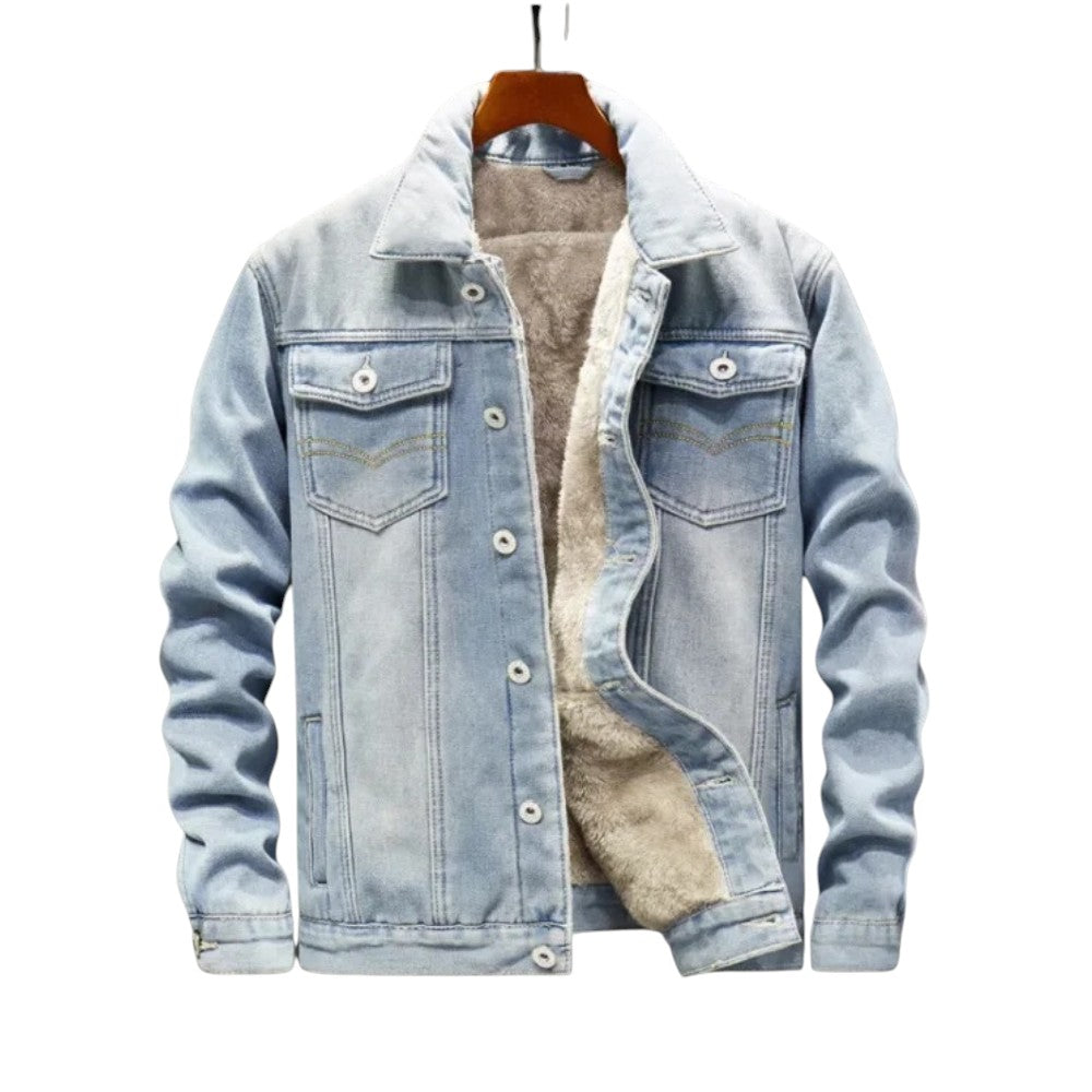 Marcus | Veste en jean doublée Sherpa pour un confort par temps froid