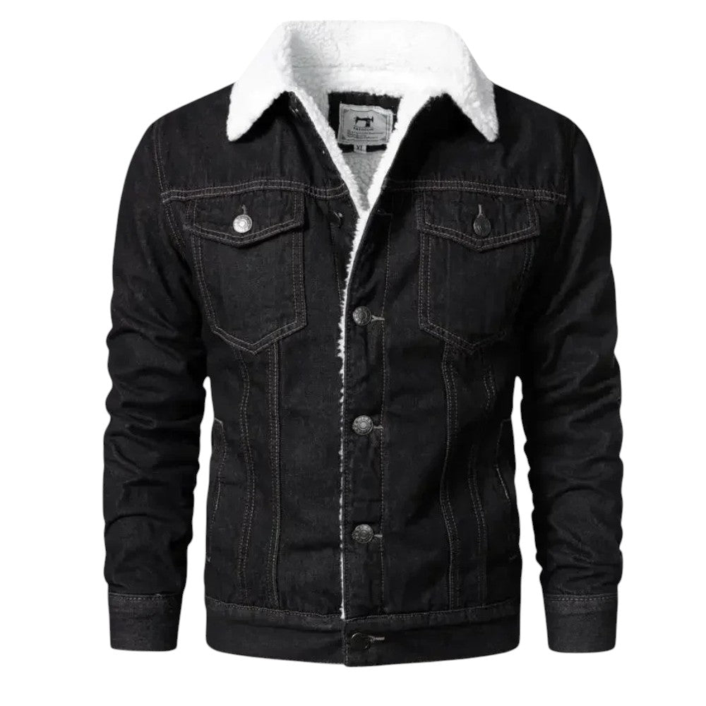 Nathan | Veste en jean doublée en sherpa