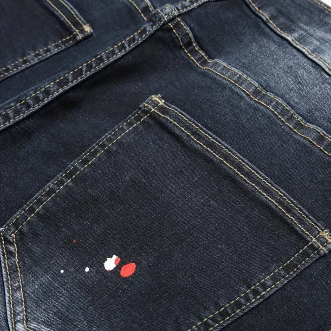 Mason | Jean de style urbain à patchs