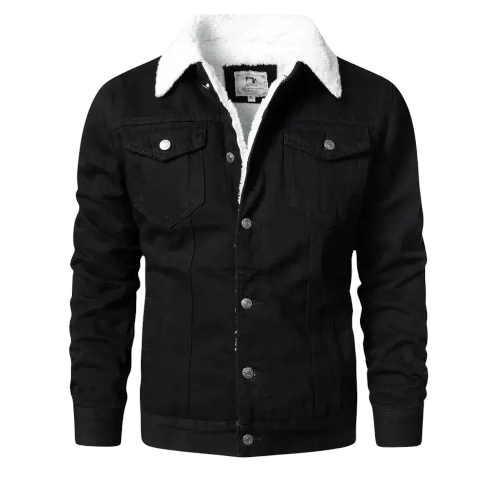 Nathan | Veste en jean doublée en sherpa