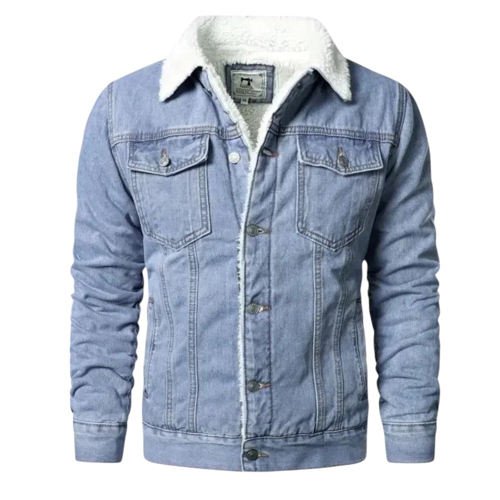 Nathan | Veste en jean doublée en sherpa