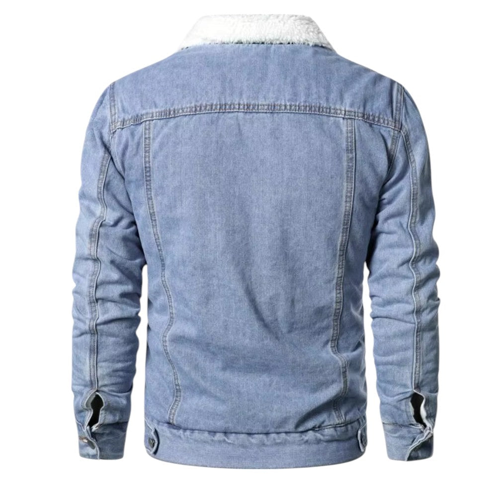 Nathan | Veste en jean doublée en sherpa