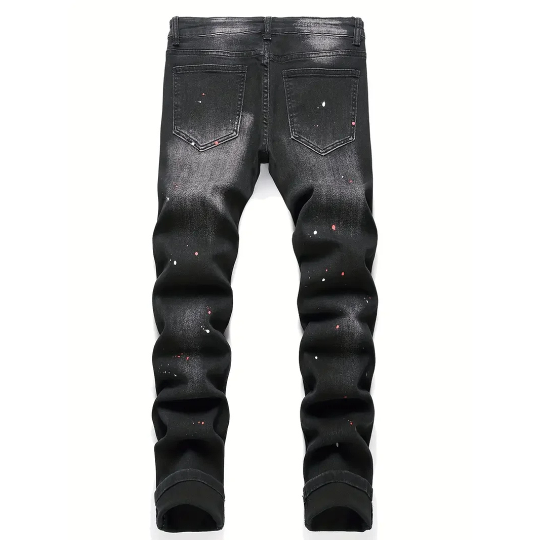 Mason | Jean de style urbain à patchs