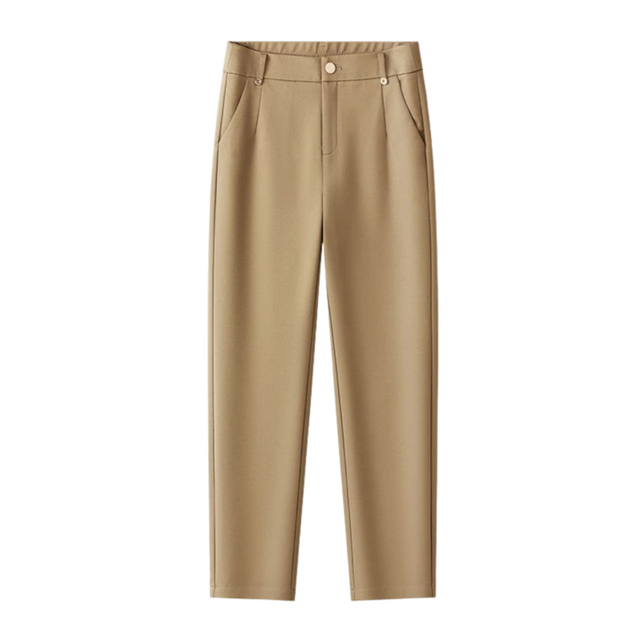 Élise | Pantalon large taille haute structuré