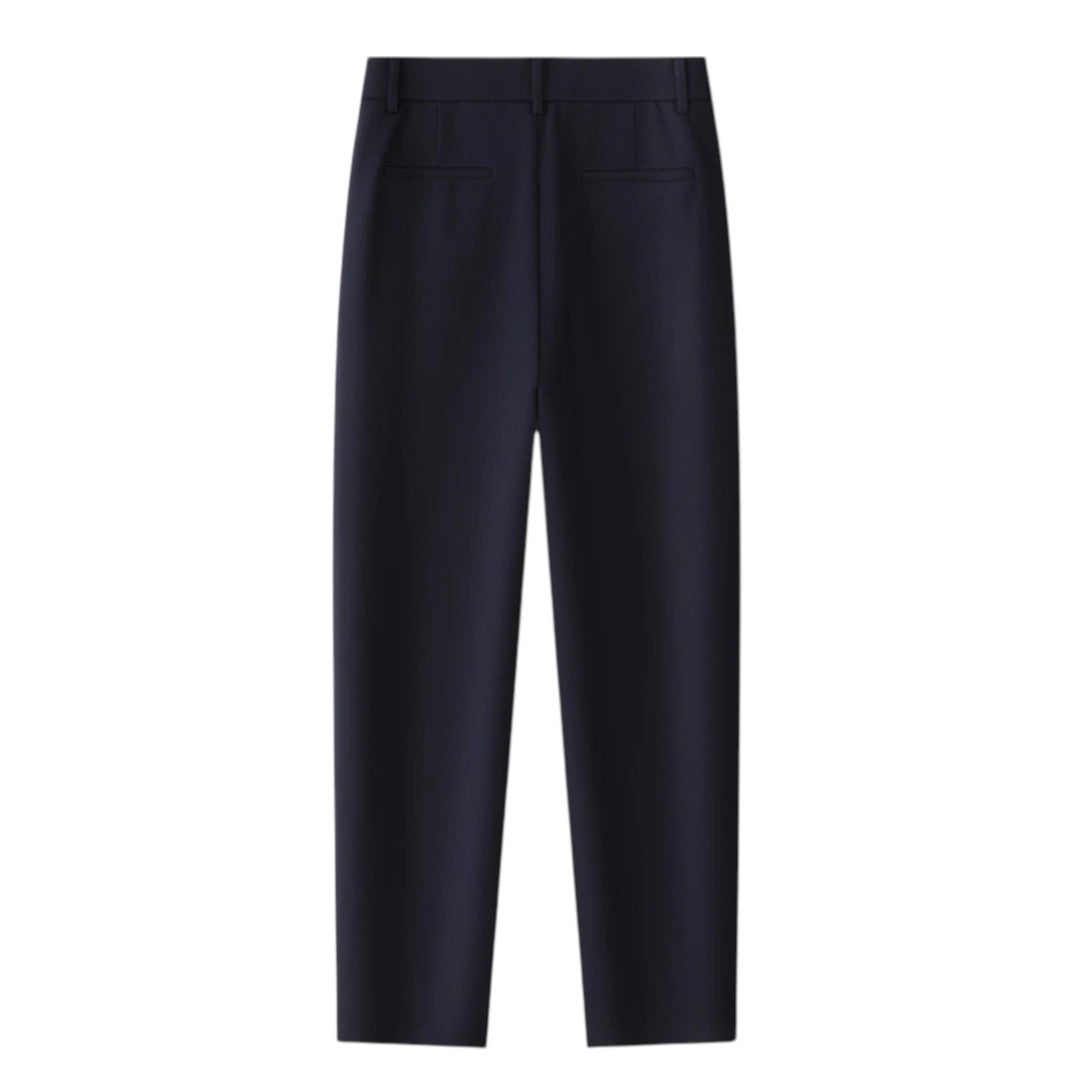 Élise | Pantalon large taille haute structuré