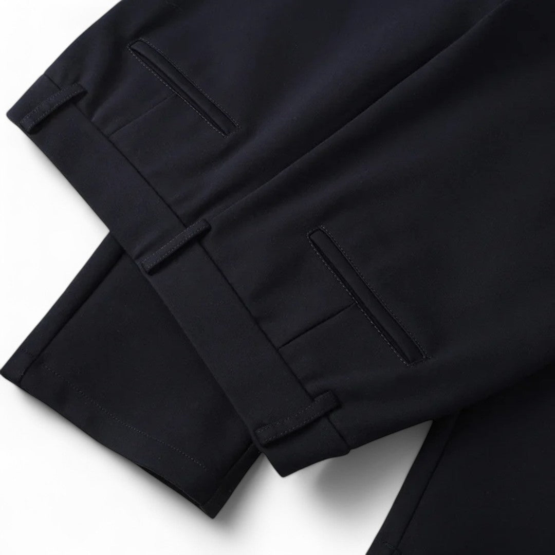 Élise | Pantalon large taille haute structuré