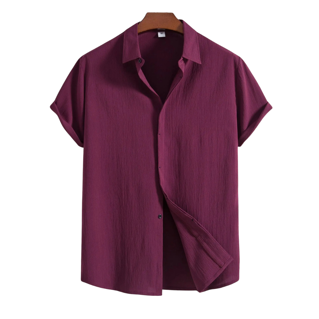 Caleb | Chemise d'été légère avec texture