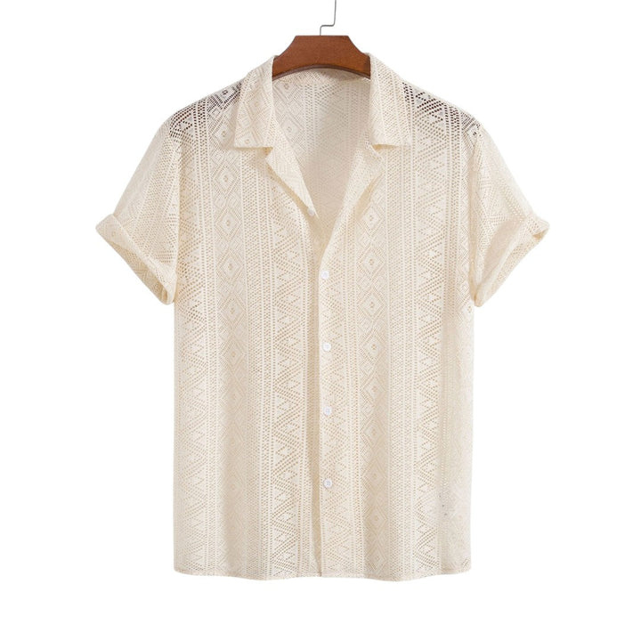 Blake | Ensemble de chemise et pantalon en crochet léger