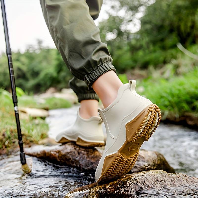 Blake | Bottes de pluie imperméables à enfiler avec semelle adhérente