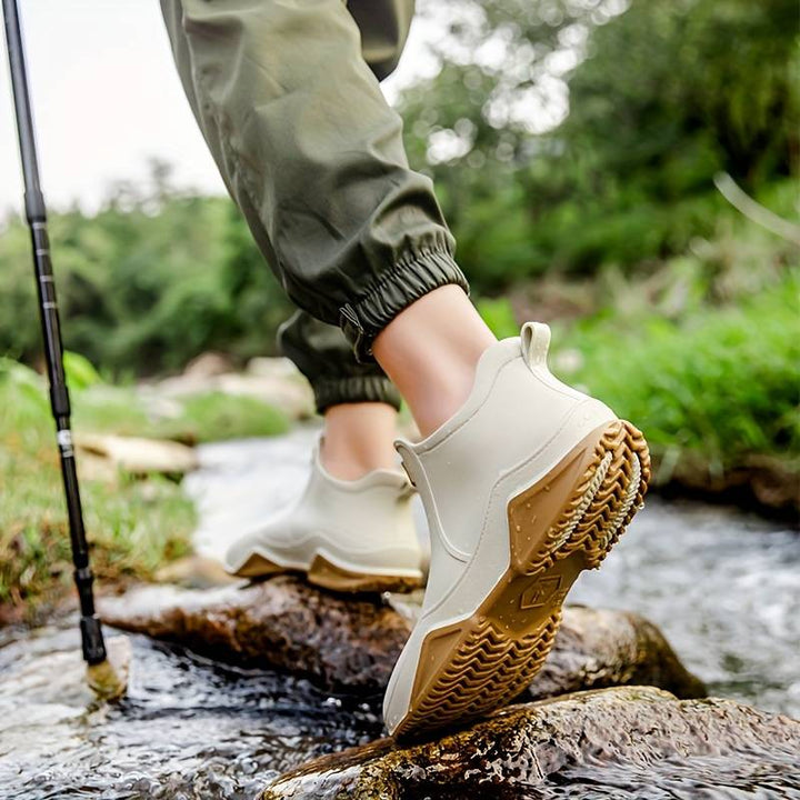 Blake | Bottes de pluie imperméables à enfiler avec semelle adhérente