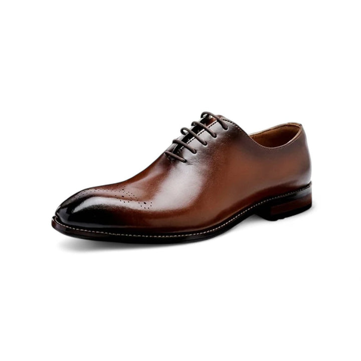 Spencer | Oxford en cuir pleine coupe avec perforations subtiles