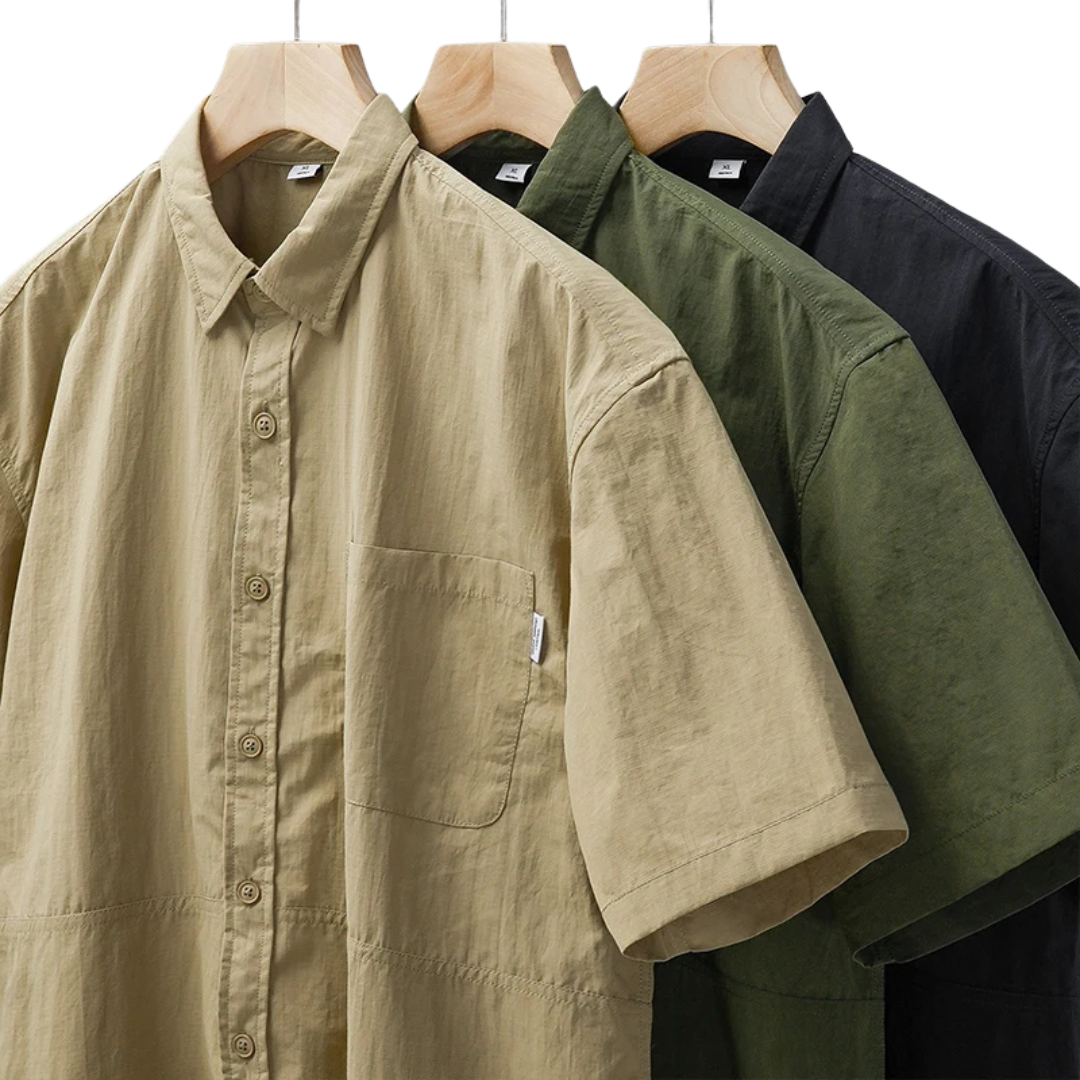 Marty | Chemise en coton légère à manches courtes