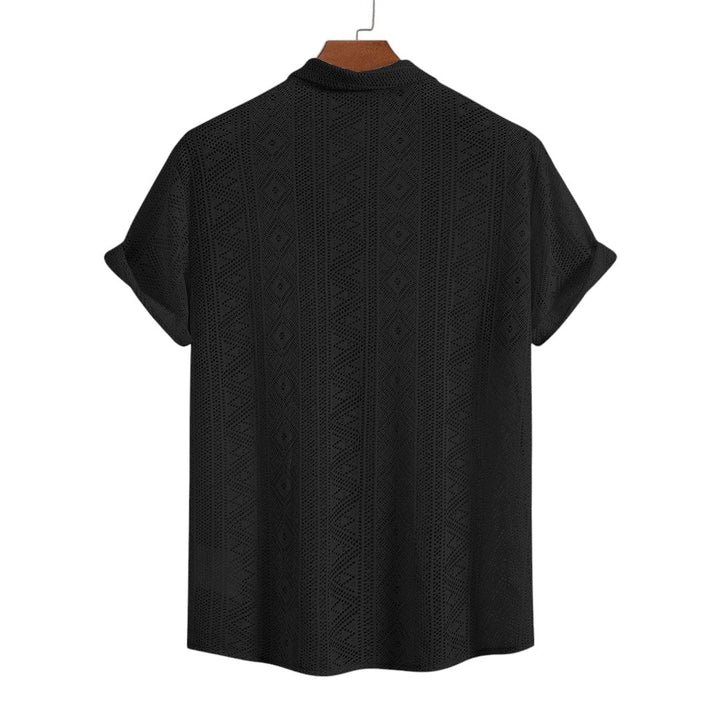 Blake | Ensemble de chemise et pantalon en crochet léger