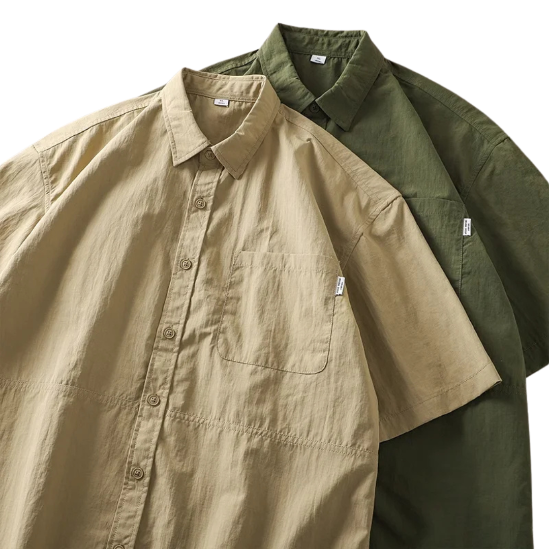Marty | Chemise en coton légère à manches courtes