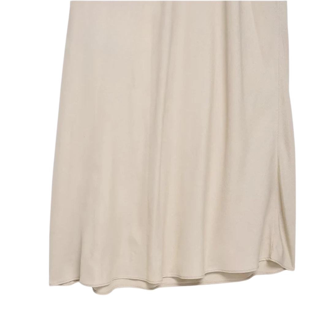 Élodie | Robe mi-longue asymétrique satinée