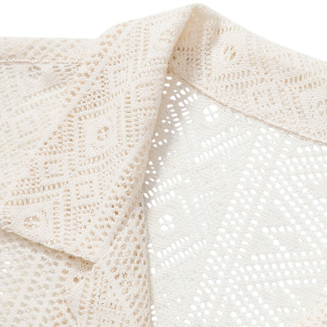 Blake | Ensemble de chemise et pantalon en crochet léger