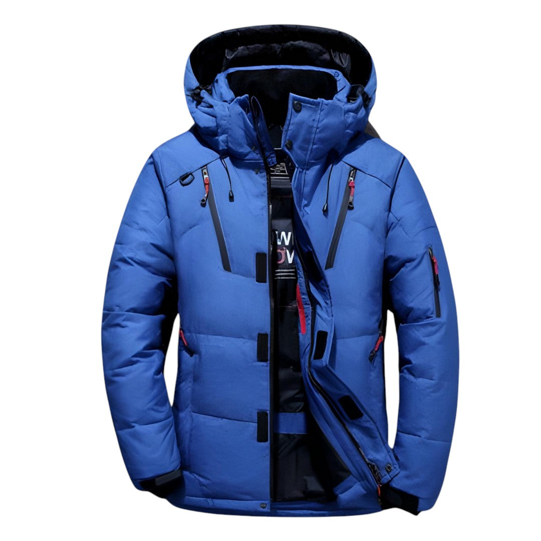 Troy | Veste matelassée robuste avec capuche résistante aux intempéries