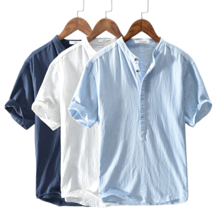 Cannes | Chemise en lin haut de gamme pour un luxe quotidien
