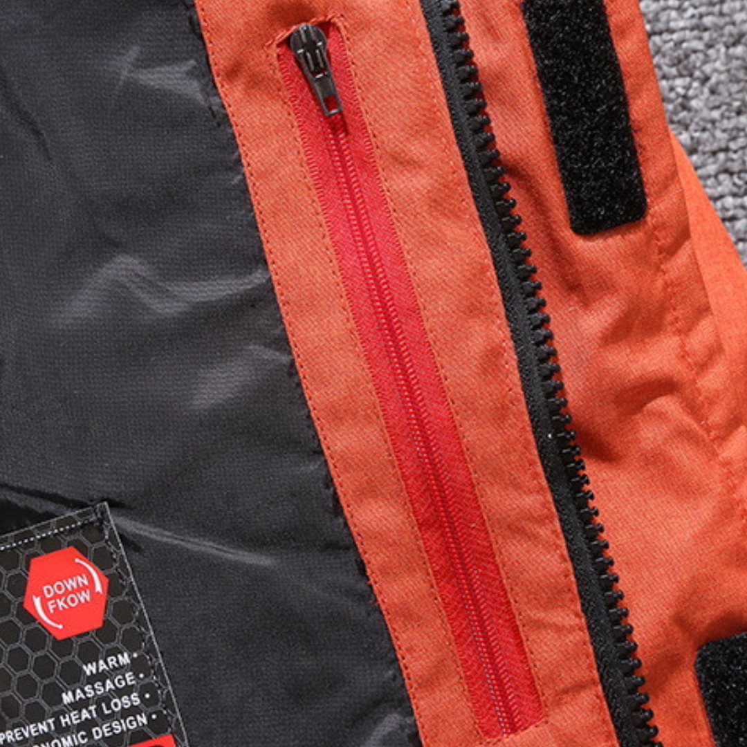 Troy | Veste matelassée robuste avec capuche résistante aux intempéries