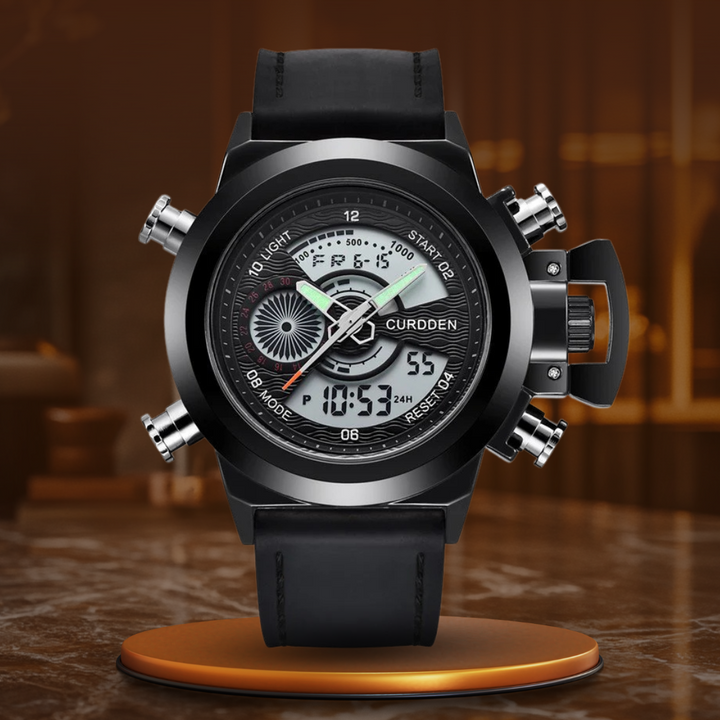 van Baerle® - Montre Double Fuseau Horaires