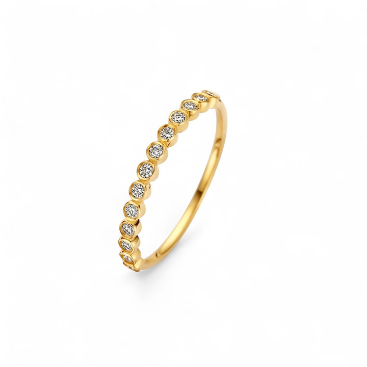 Bague à bulles en diamant