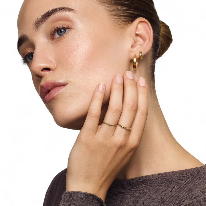 _bague à dôme mince_