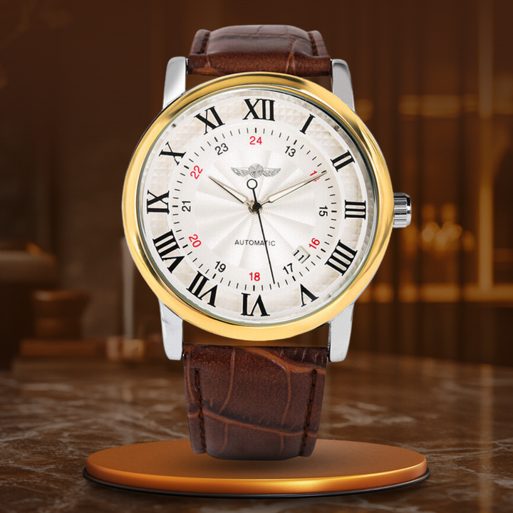Van Baerle® - Montre Automatique de Luxe en Cuir
