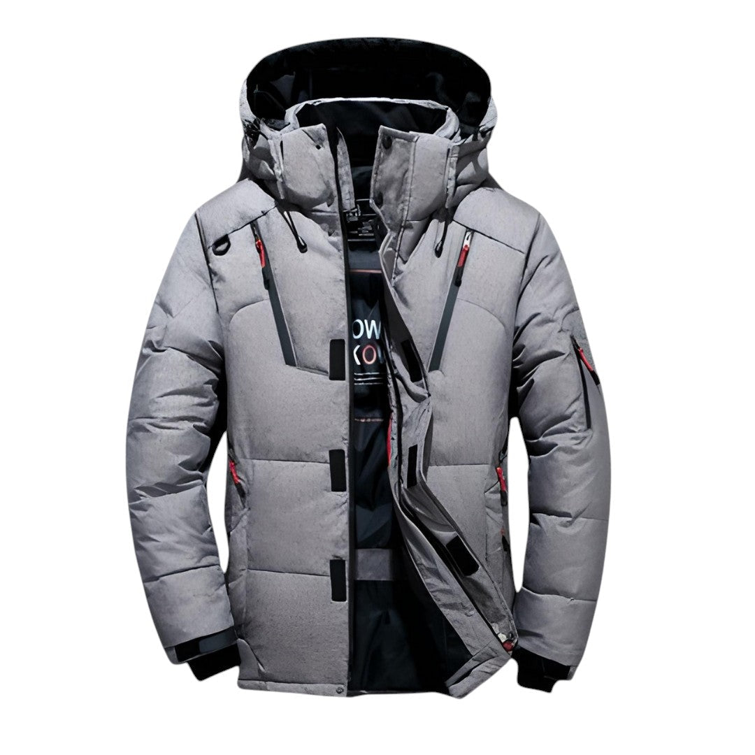 Troy | Veste matelassée robuste avec capuche résistante aux intempéries