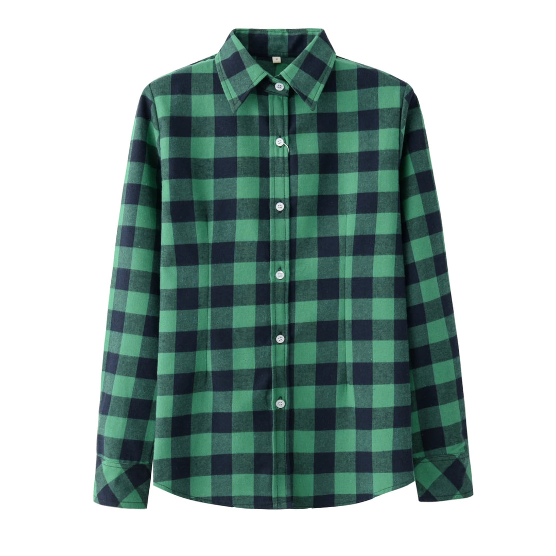 Élodie | Chemise satinée oversize à col large