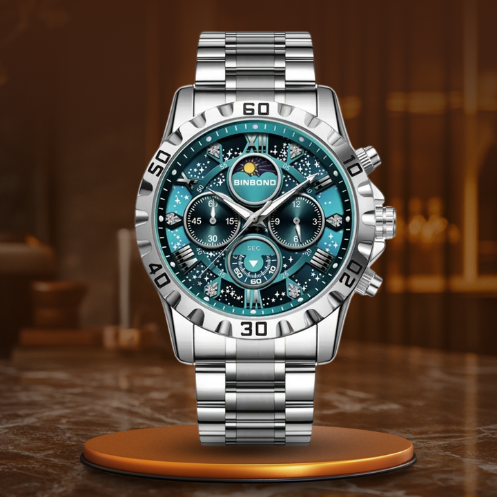 van Baerle® – Montre Chronographe de Luxe avec Bracelet en Métal