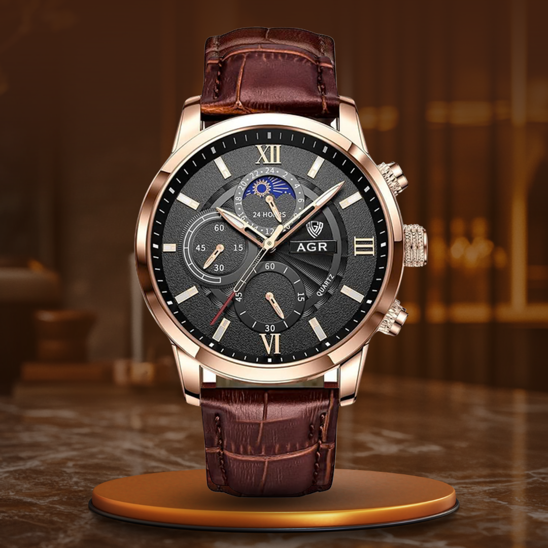 van Baerle® – Montre Quartz en Cuir Luxueuse