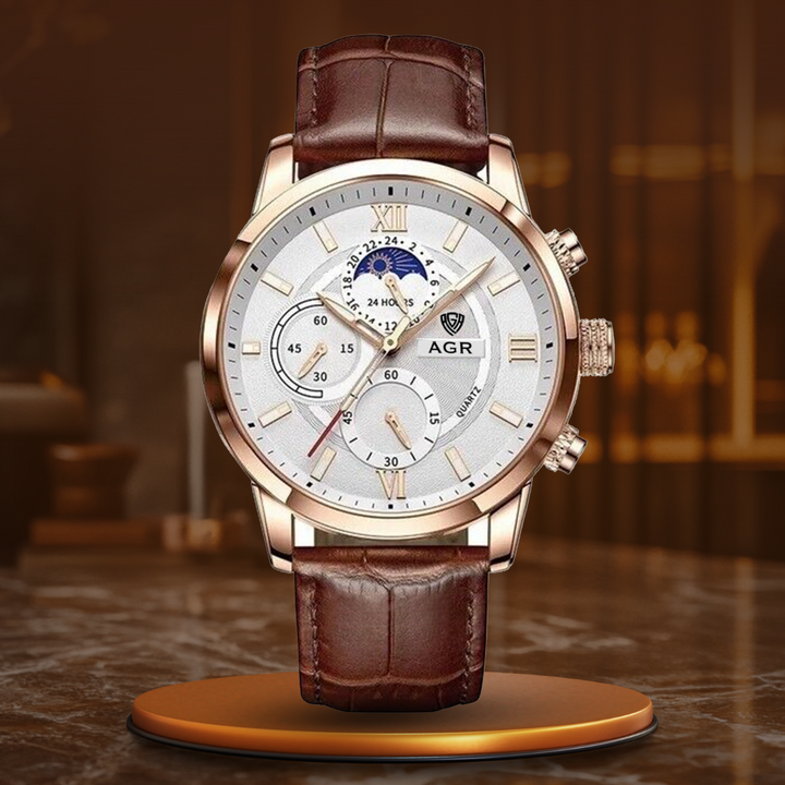 van Baerle® – Montre Quartz en Cuir Luxueuse