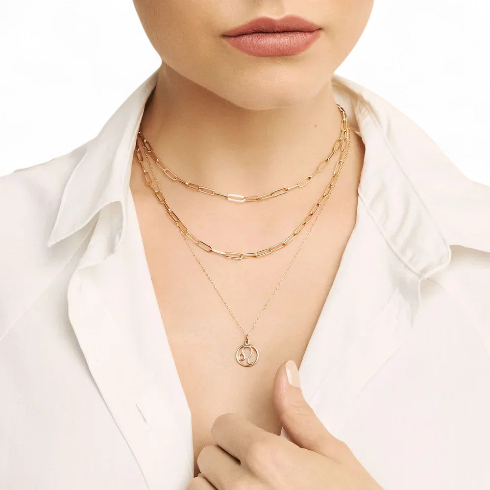 Collier avec signe du zodiaque