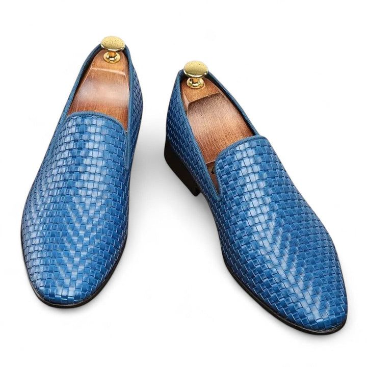 Mason | Mocassins en cuir tissé pour soirée