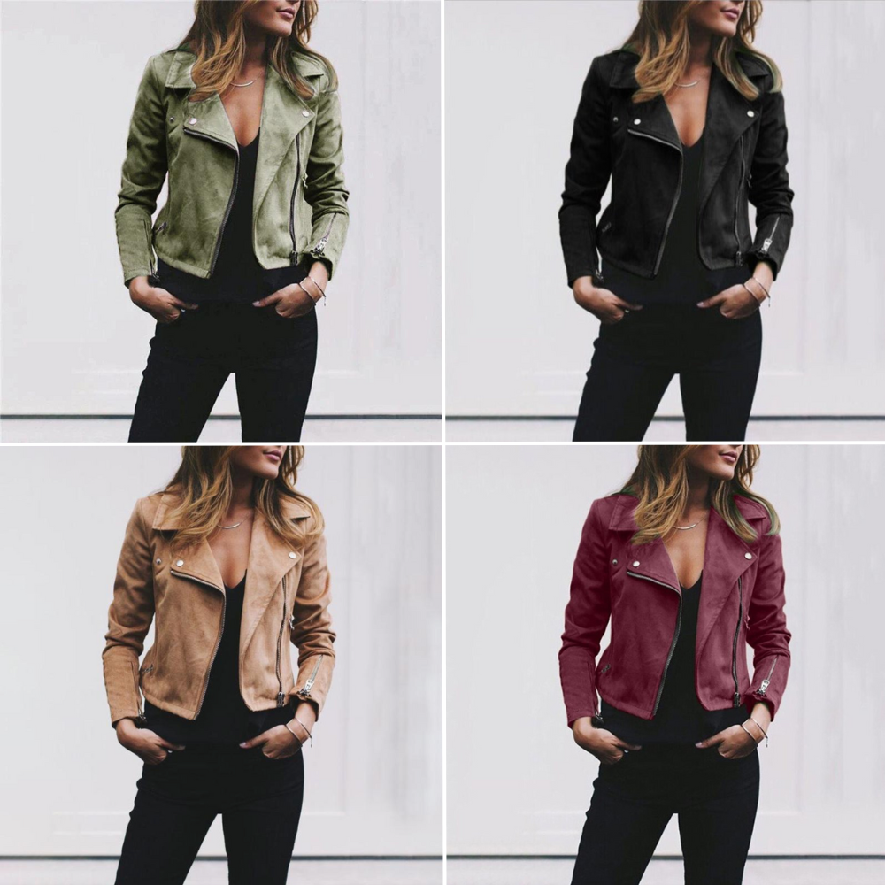 Matilda™ | Suede Biker Jacket